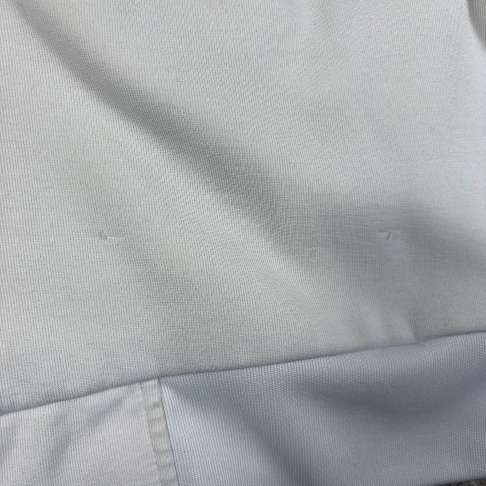 Polo Ralph Lauren Mens Track Jacket White Blue Stripe Full Zip L Large - Picture 5 of 8